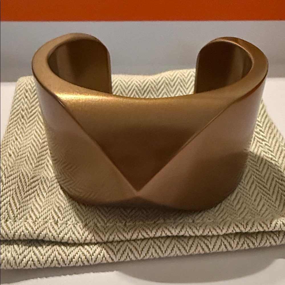 New Hermes Alu Medor Cuff Bracelet size T2 - Picture 4 of 11